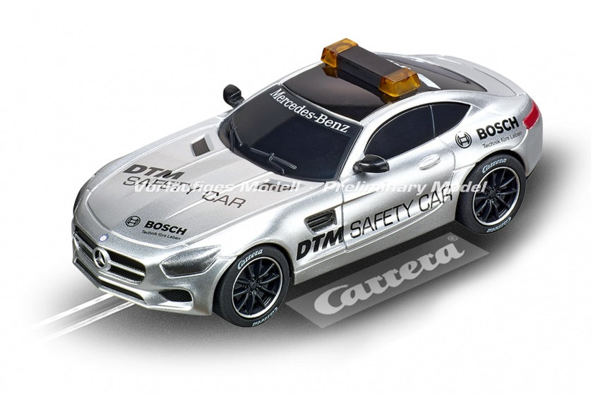 GO! racebaanauto Mercedes AMG GT DTM 1:43 zilver