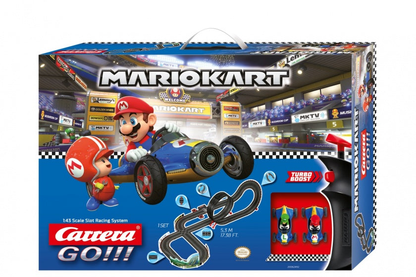 GO! racebaanset Nintendo Mario Kart™ 8 530 cm zwart