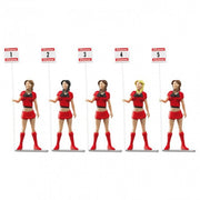 Grid dames 5 poppen met een lengte van 5