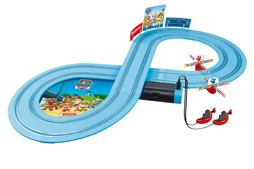 racebaanset First Paw Patrol 240 cm blauw