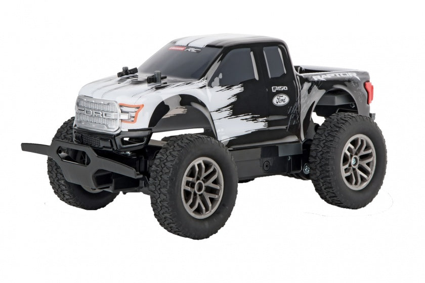 RC raceauto Ford F-150 Raptor 1:18 zwart/wit