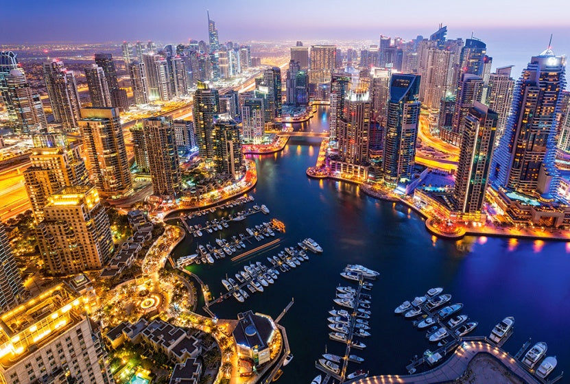 legpuzzel Dubai at Night 1000 stukjes