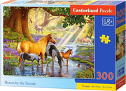 legpuzzel Horses by the stream 300 stukjes