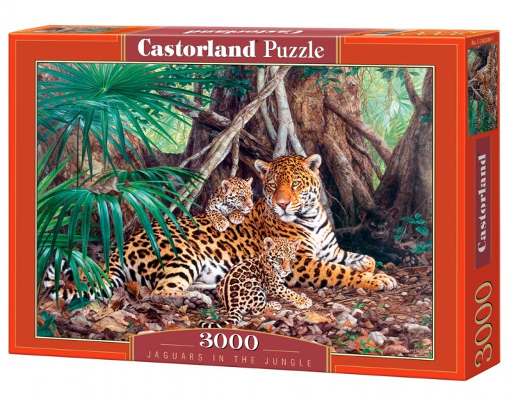 legpuzzel Jaguars in the Jungle 3000 stukjes