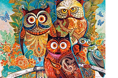 legpuzzel Owls 2000 stukjes