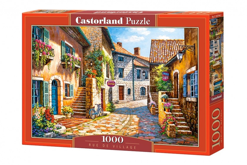 legpuzzel Rue de village 1000 stukjes