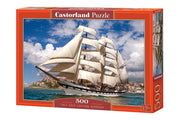 legpuzzel Tall Ship Leaving Harbour 500 stukjes
