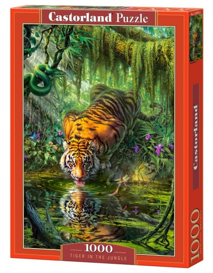 legpuzzel Tiger in the Jungle 1000 stukjes