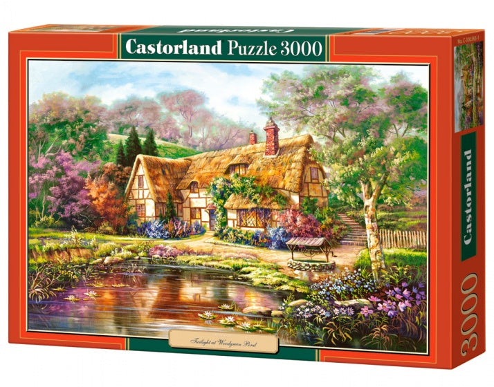 legpuzzel Twilight at Woodgreen Pond 3000 stukjes