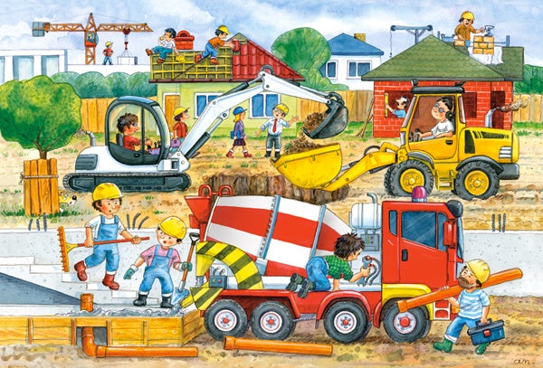 legpuzzel Construction Site junior 40-delig