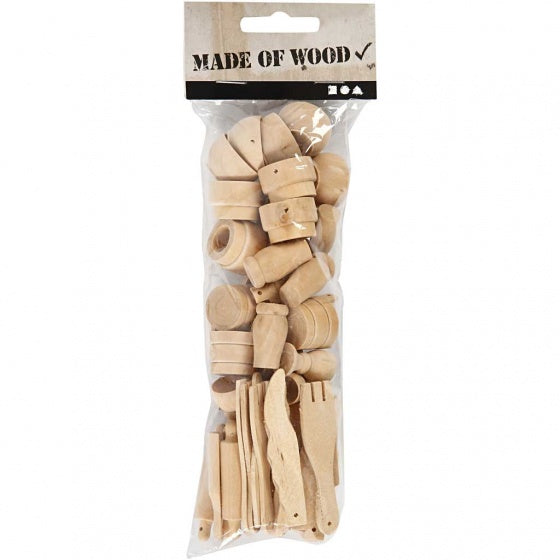 keukengerei 6 cm bruin 50 stuks