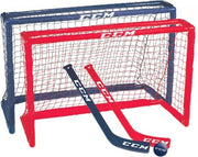 mini hockey set 81 x 53 x 30 cm junior rood/blauw