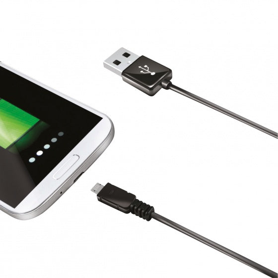 datakabel micro-USB 200 cm zwart
