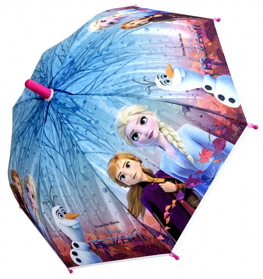 paraplu Frozen 2 meisjes 46 cm roze/blauw
