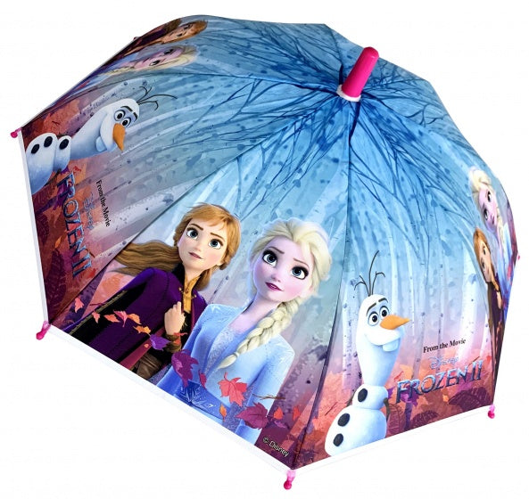 paraplu Frozen meisjes 46 cm roze/blauw