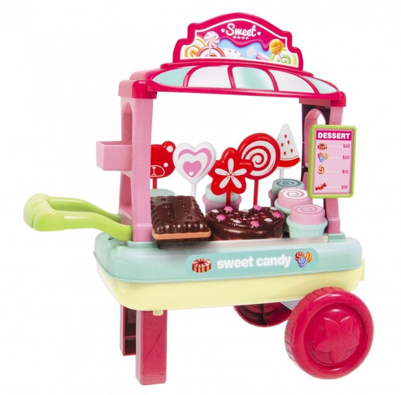 cupcakewagen 30 x 20 x 35 cm 13-delig