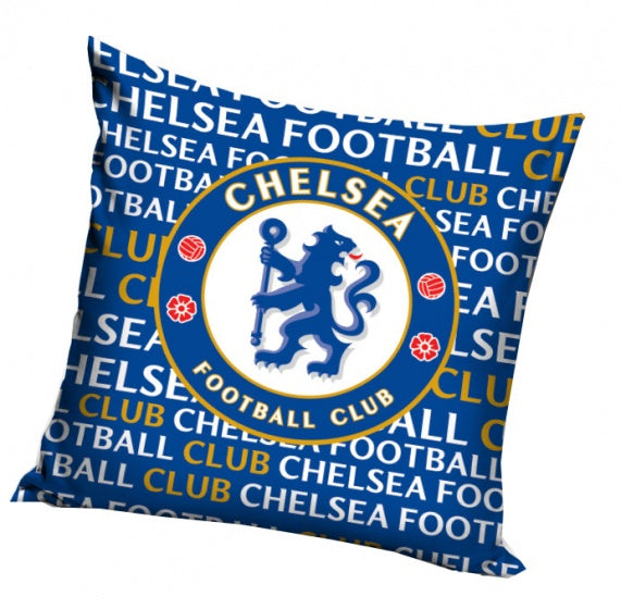 kussen logo blauw 40 x 40 cm