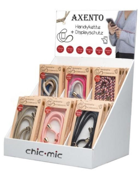 telefoonkoord+hoesje Axento Samsung S8 roze