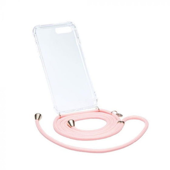 telefoonkoord+hoesje Axento Samsung S8 roze