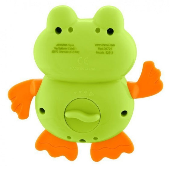 badspeeltje Swimming Frog junior 14 cm groen