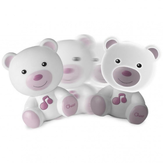 nachtlampje Dreamlight Bear meisjes 14 cm roze