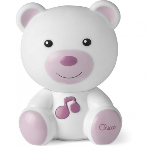 nachtlampje Dreamlight Bear meisjes 14 cm roze