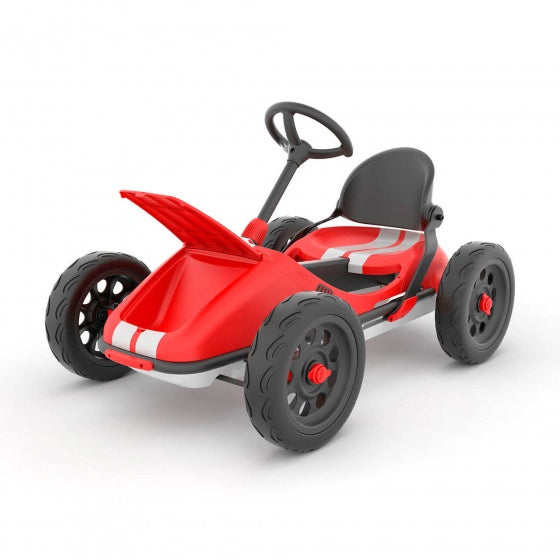 Monzi RS trapauto 12 Inch Junior Vrijloop Rood