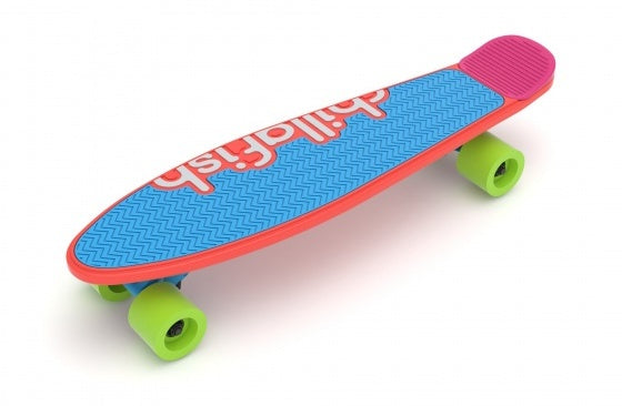 skateboard Skatie junior 62 cm rood