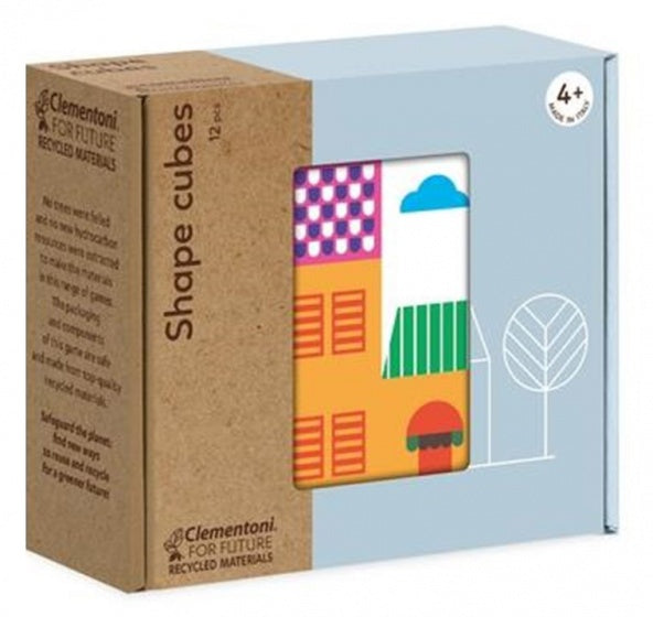 blokkenset Shape Cubes 12-delig