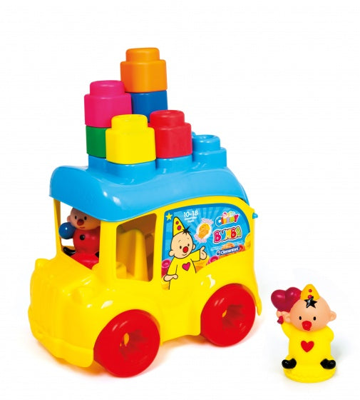 Bumba schoolbus met bouwblokken