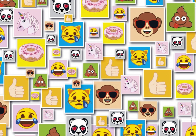 legpuzzel Emoji junior karton 104 stukjes