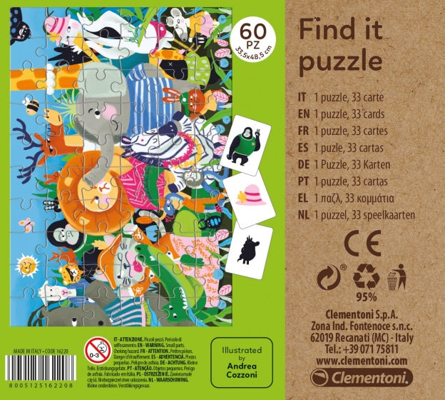 legpuzzel Find It Together junior 60 stukjes