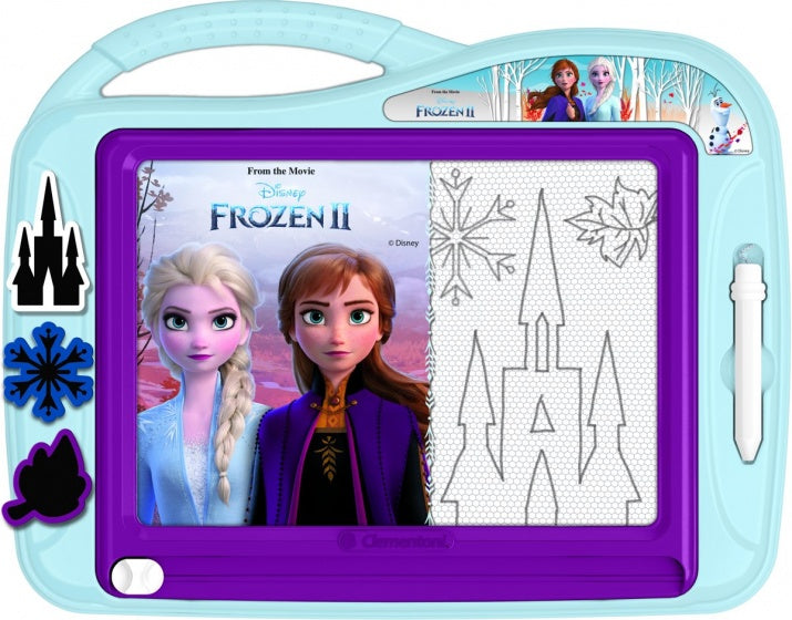 Frozen II magnetisch tekenbord 46 cm blauw/paars