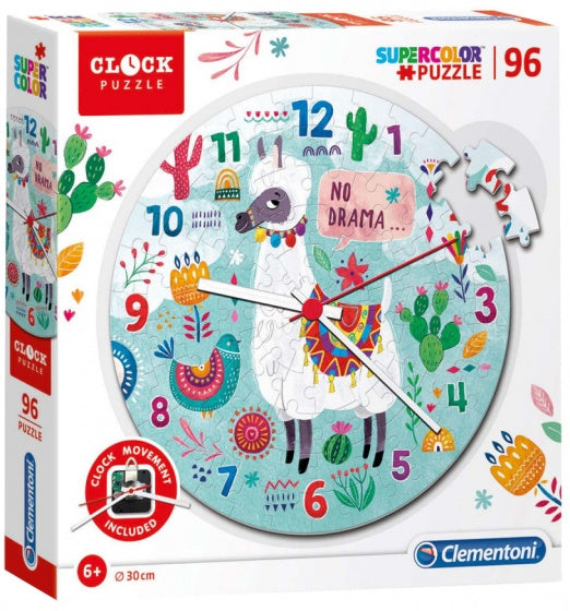 klokpuzzel no drama lama 96 stukjes