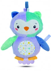 knuffeluil Play With Me Goodnight 24 cm blauw/paars