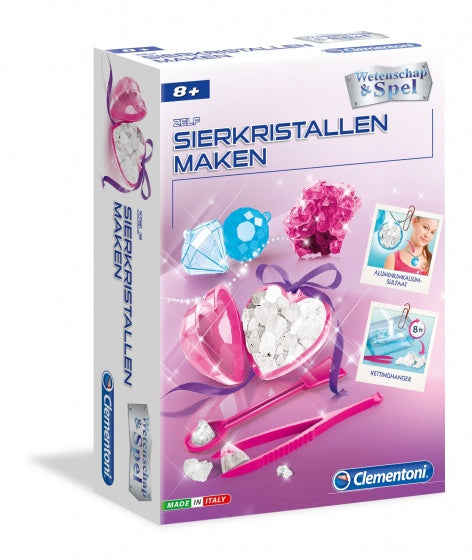 knutselset zelf sierkristallen maken 20-delig