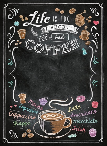 krijtbord-puzzel koffie 1000 stukjes
