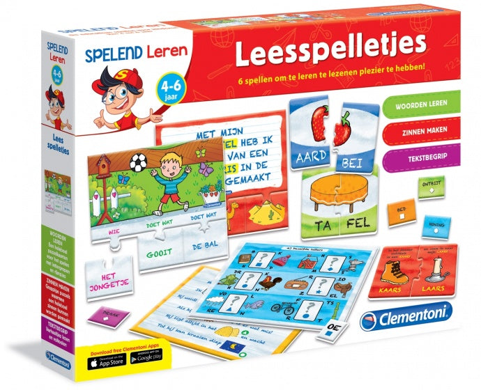 leespelletjes leerspel 6-delig