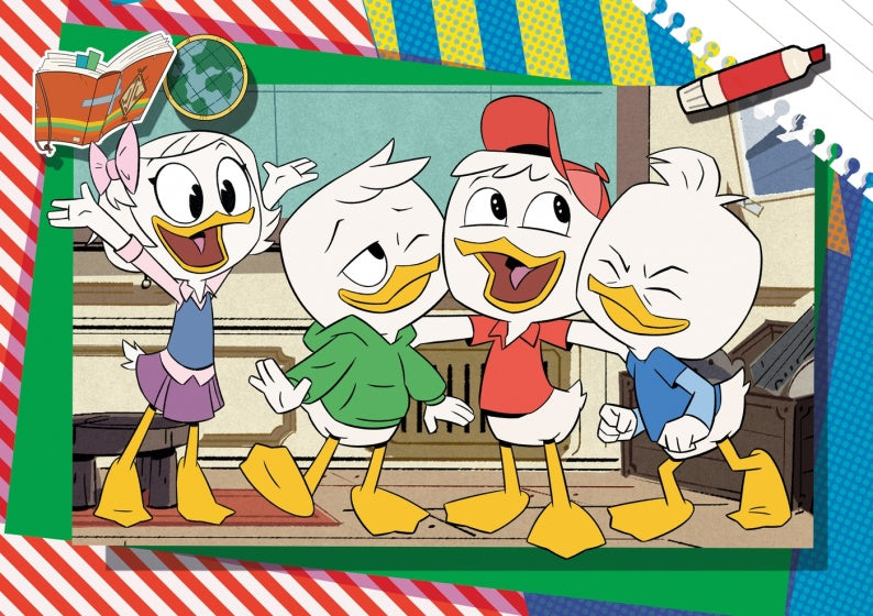 legpuzzel Duck Tales junior 144 stukjes 3-delig