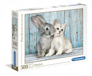 legpuzzel High Quality Cat&Bunny 500 stukjes