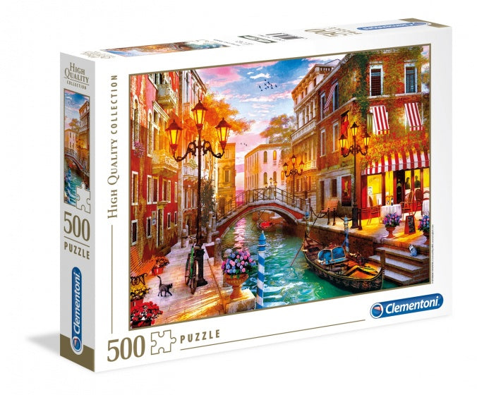 legpuzzel High Quality - Sunset over Venice 500 stukjes