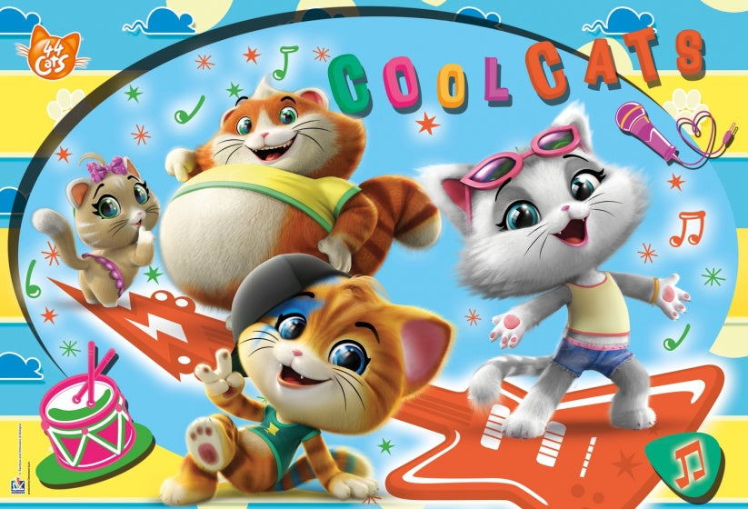 legpuzzel Maxi 44 Cool Cats 24 stukjes