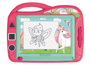 magnetisch tekenbord Eenhoorn 47 x 34 cm roze/blauw