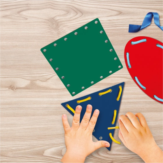 Montessori Vormen en Veters multicolor
