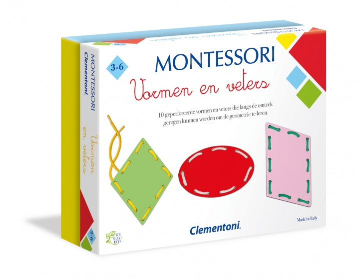 Montessori Vormen en Veters multicolor