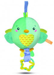 muziekknuffel Soft Bird groen