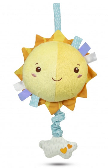 muziekknuffel Soft Sun geel