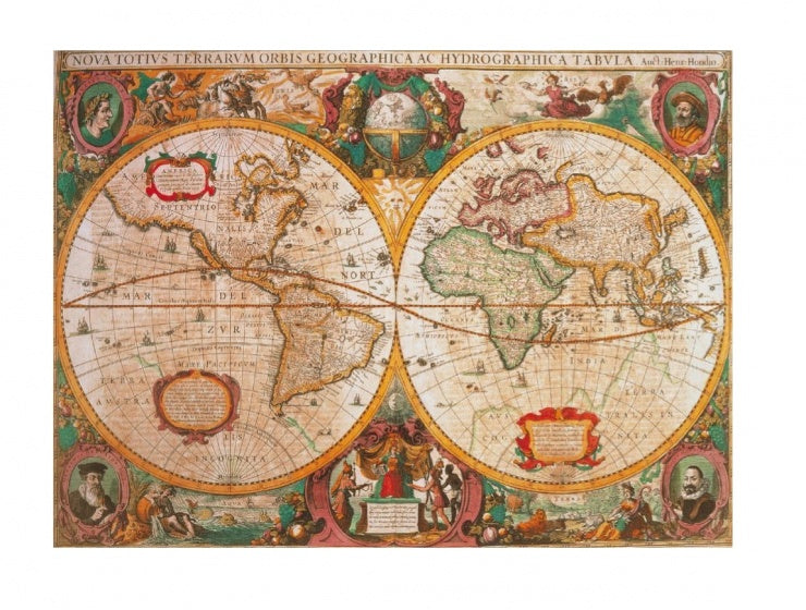 puzzel Old Map 1000 stukjes