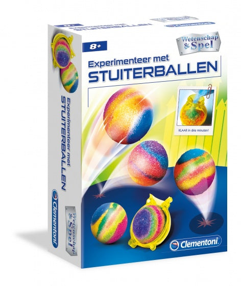 wetenschapset stuiterballen multicolor