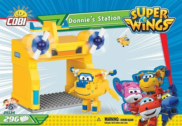 Super Wings bouwpakket Donnie's Station 296-delig 25134